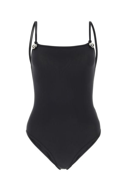 BOTTEGA VENETA | Black stretch nylon Drop swimsuit
