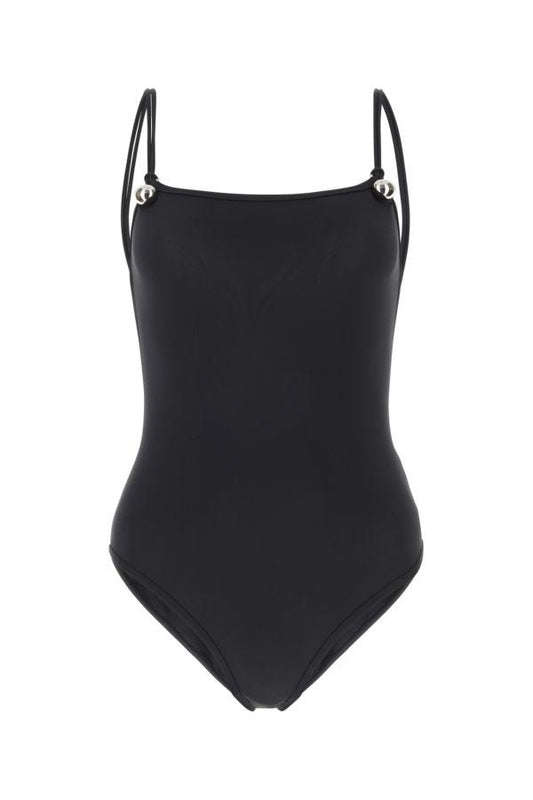 BOTTEGA VENETA | Black stretch nylon Drop swimsuit