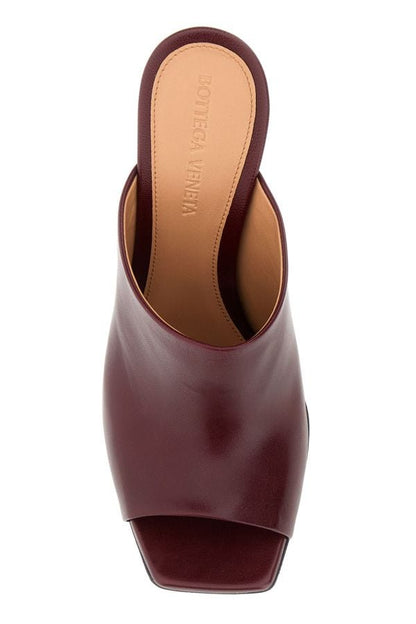 BOTTEGA VENETA | Grape nappa leather Knot mules