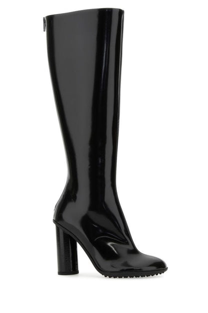 BOTTEGA VENETA | Black leather Atomic boots