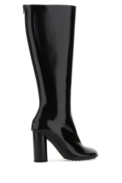 BOTTEGA VENETA | Black leather Atomic boots