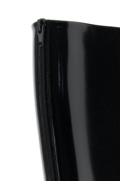BOTTEGA VENETA | Black leather Atomic boots