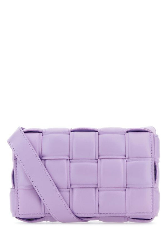 BOTTEGA VENETA | Lilac nappa leather small Padded Cassette crossbody bag