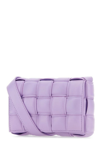 BOTTEGA VENETA | Lilac nappa leather small Padded Cassette crossbody bag