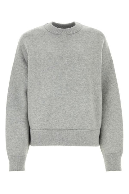 BOTTEGA VENETA | Melange grey cashmere blend sweater