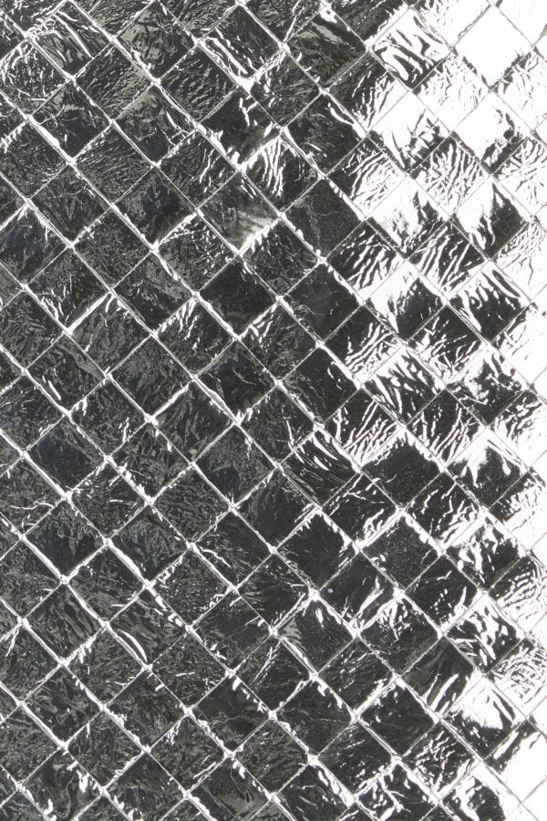 BOTTEGA VENETA | Silver nappa leather skirt