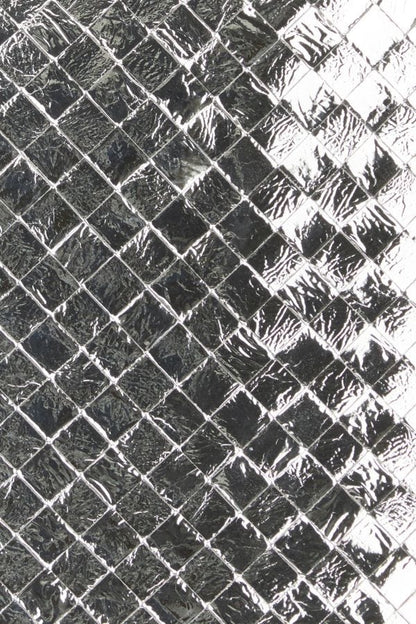 BOTTEGA VENETA | Silver nappa leather skirt