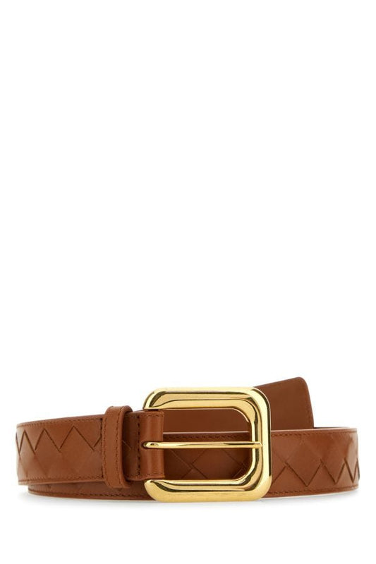 BOTTEGA VENETA | Light brown leather belt