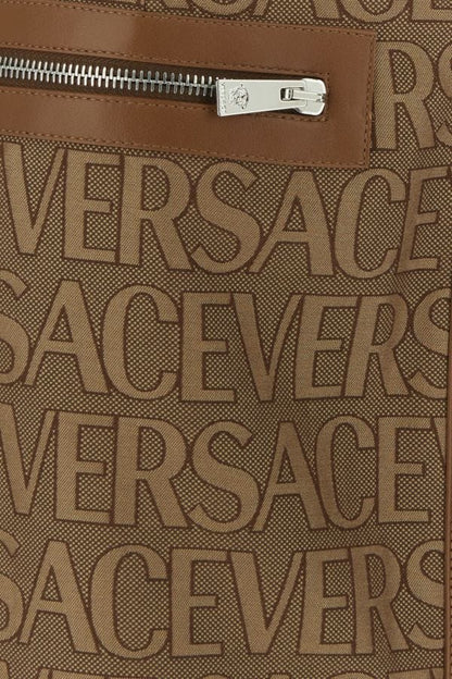VERSACE | Embroidered jacquard mini skirt
