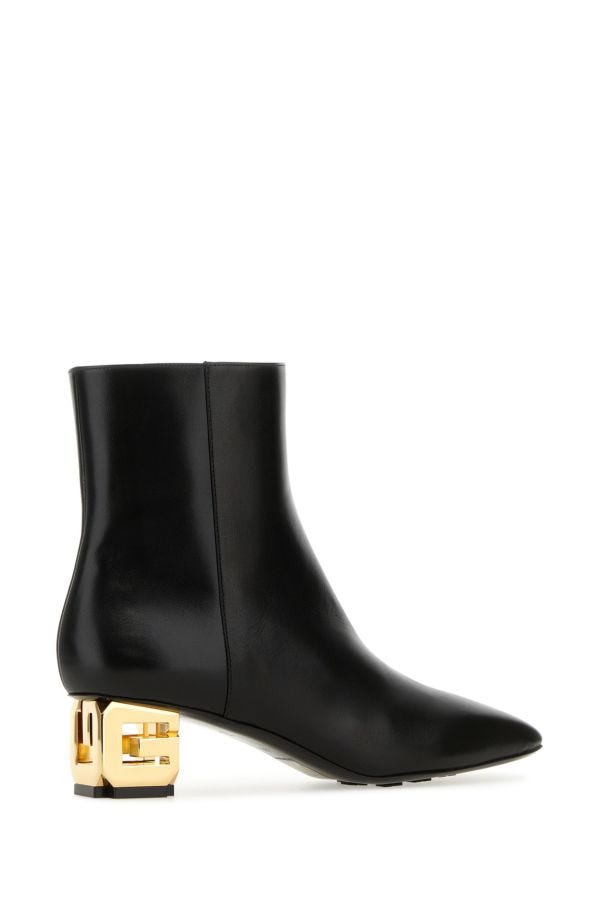 GIVENCHY | Black leather G Cube ankle boots
