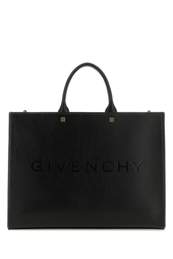 GIVENCHY | Black leather medium G-Tote handbag