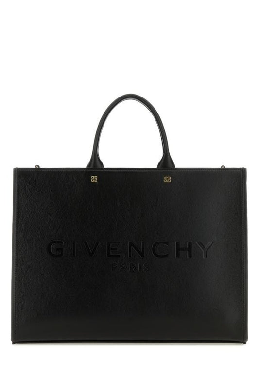 GIVENCHY | Black leather medium G-Tote handbag