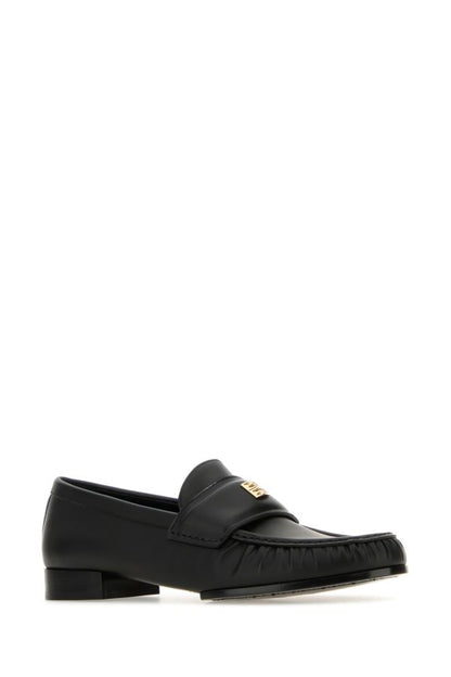 GIVENCHY | Black leather 4G loafers