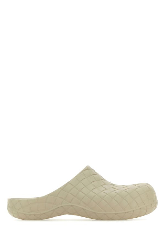 BOTTEGA VENETA | Light grey rubber Beebee mules