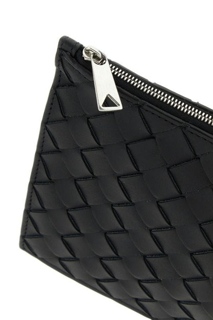 BOTTEGA VENETA | Black leather belt bag