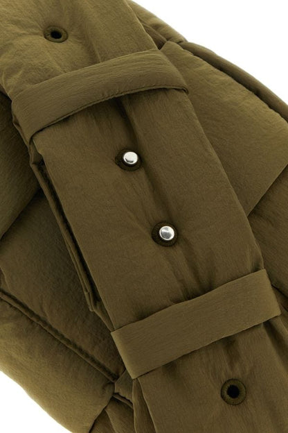 BOTTEGA VENETA | Army green fabric Cassette crossbody bag