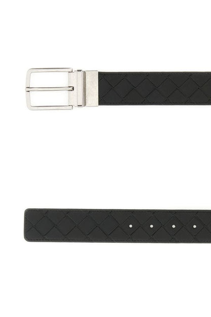 BOTTEGA VENETA | Dark green leather belt