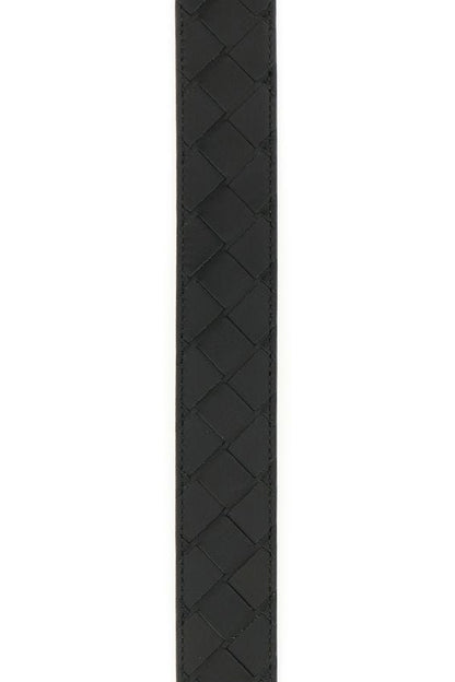 BOTTEGA VENETA | Dark green leather belt