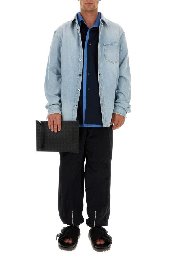 BOTTEGA VENETA | Black nylon joggers