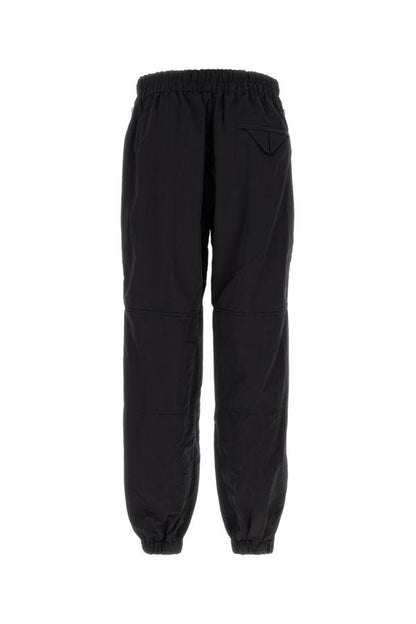 BOTTEGA VENETA | Black nylon joggers