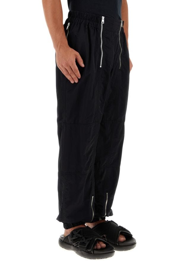 BOTTEGA VENETA | Black nylon joggers