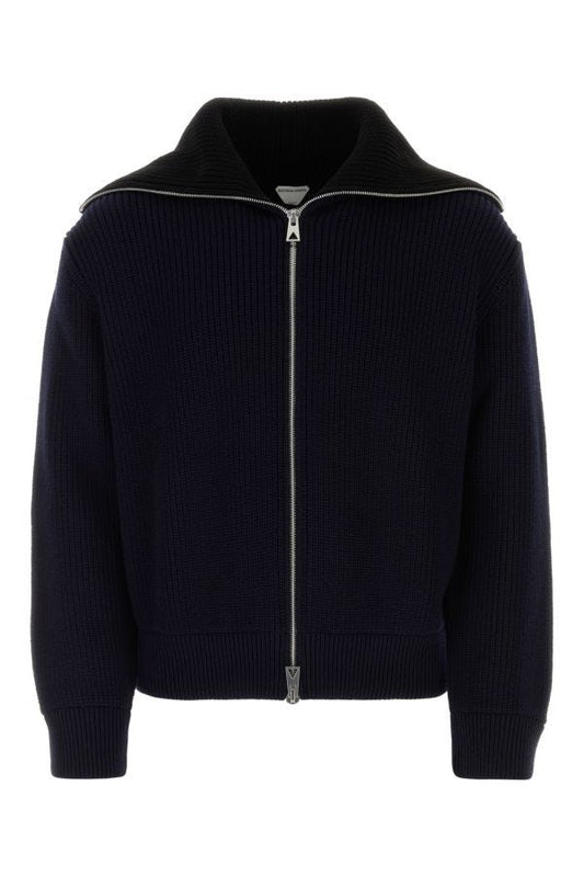 BOTTEGA VENETA | Midnight blue wool cardigan