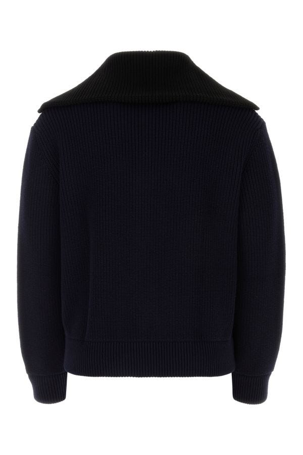 BOTTEGA VENETA | Midnight blue wool cardigan