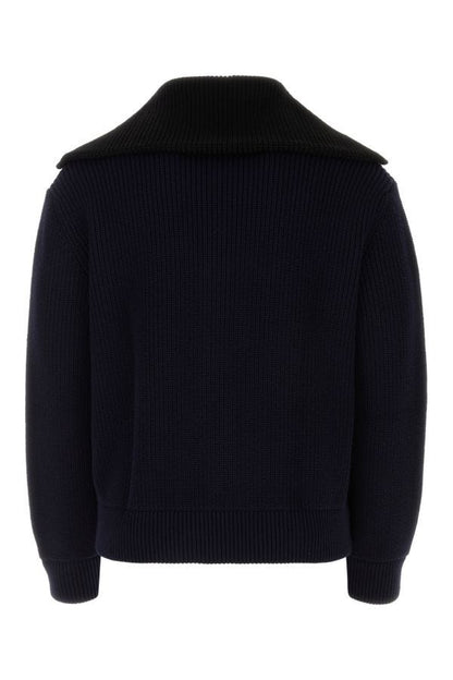 BOTTEGA VENETA | Midnight blue wool cardigan