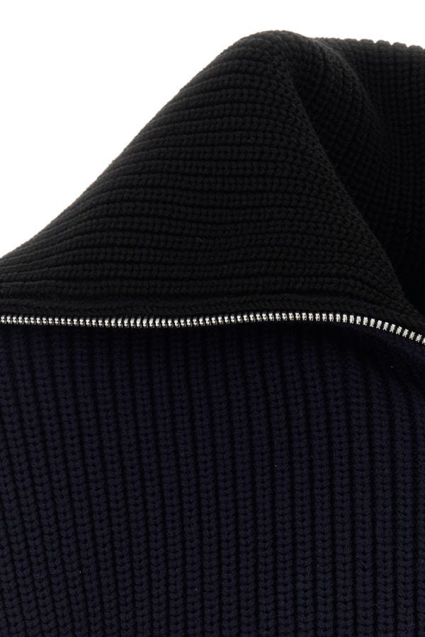 BOTTEGA VENETA | Midnight blue wool cardigan