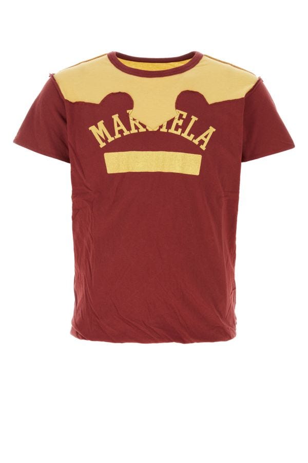 MAISON MARGIELA | Two-tone cotton t-shirt