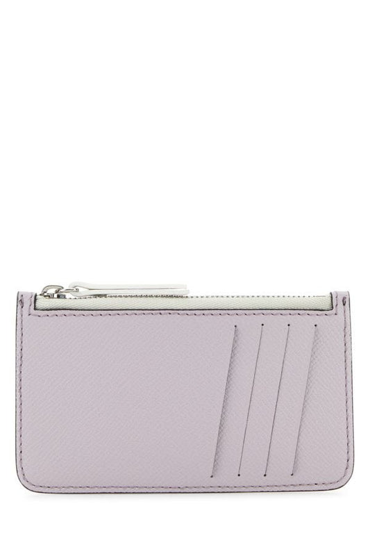 MAISON MARGIELA | Lilac leather card holder