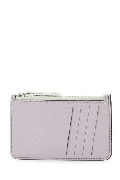 MAISON MARGIELA | Lilac leather card holder