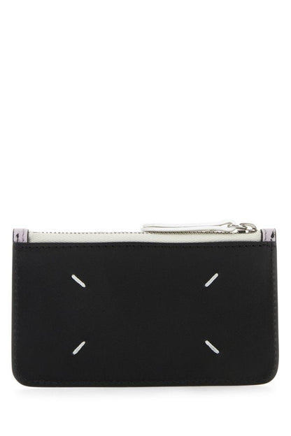 MAISON MARGIELA | Lilac leather card holder