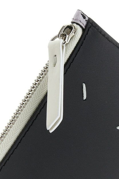 MAISON MARGIELA | Lilac leather card holder