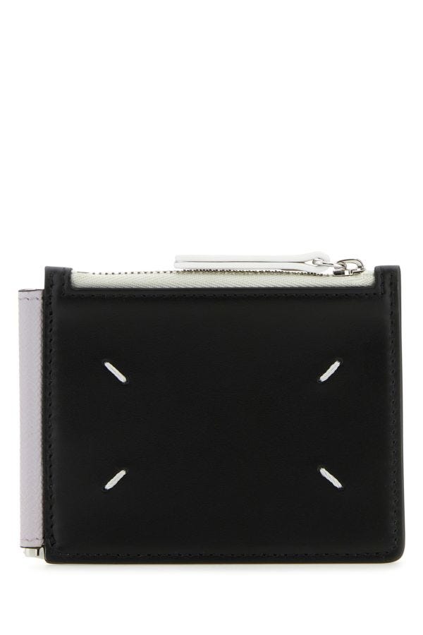 MAISON MARGIELA | Multicolor leather Four Stitches cardholder