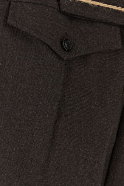 MAISON MARGIELA | Dark brown wool pant