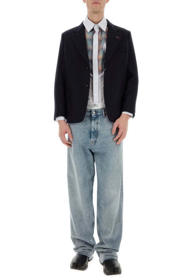 MAISON MARGIELA | Navy blue wool blazer