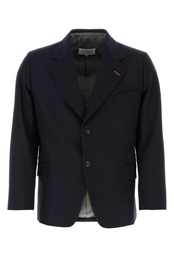 MAISON MARGIELA | Navy blue wool blazer