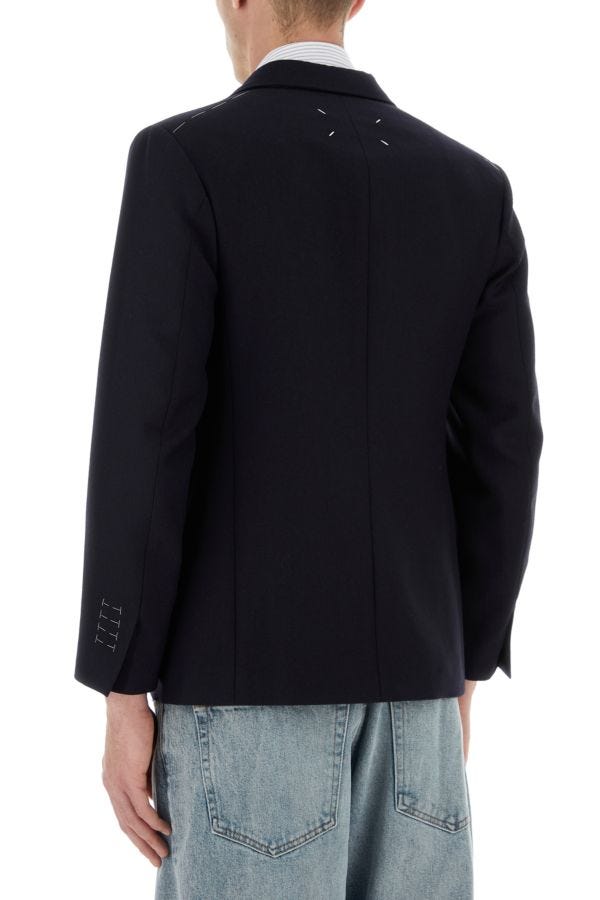 MAISON MARGIELA | Navy blue wool blazer