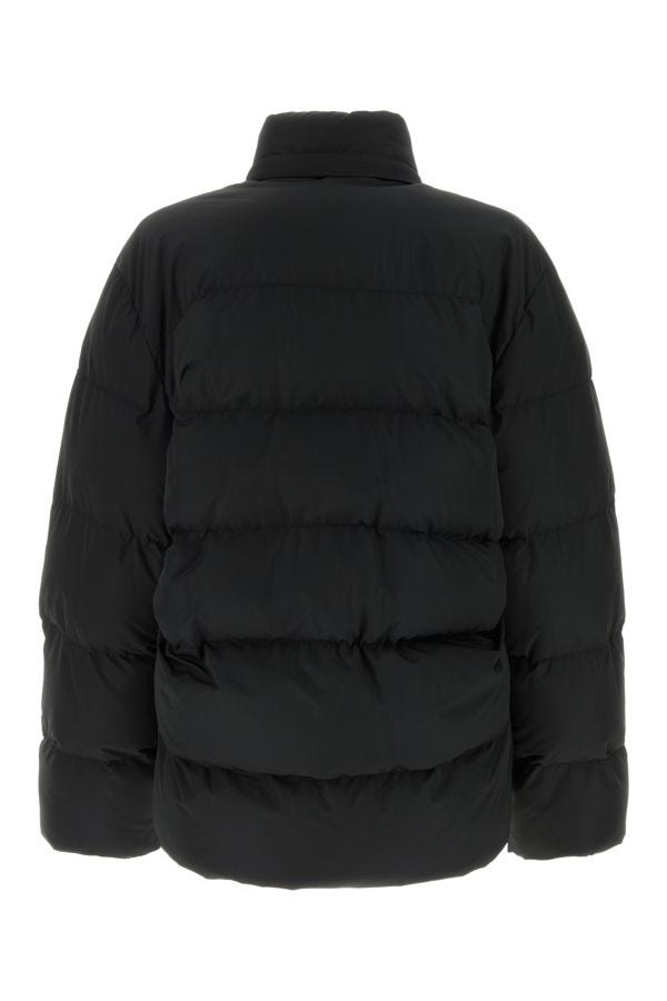 BALENCIAGA | Black polyester blend padded oversize jacket