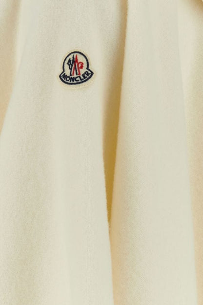 MONCLER | Ivory felt cape