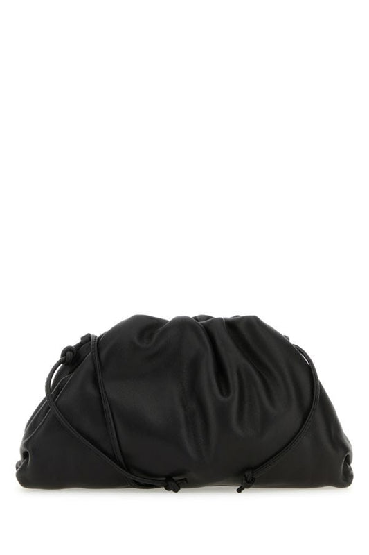 BOTTEGA VENETA | Black nappa leather mini Pouch clutch