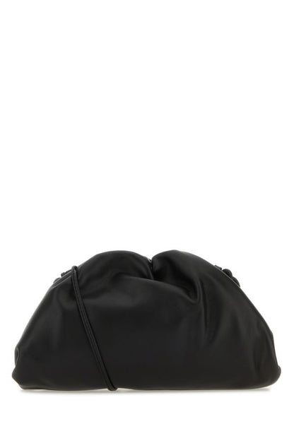 BOTTEGA VENETA | Black nappa leather mini Pouch clutch