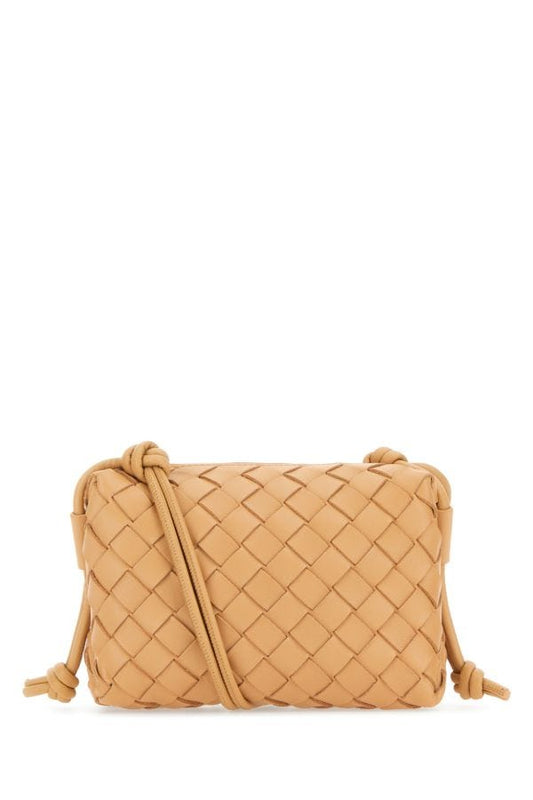 BOTTEGA VENETA | Skin pink leather mini Loop crossbody bag