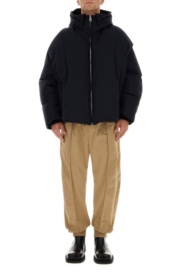 BOTTEGA VENETA | Midnight blue nylon down jacket
