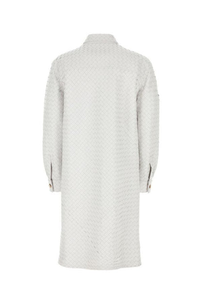 BOTTEGA VENETA | White leather coat