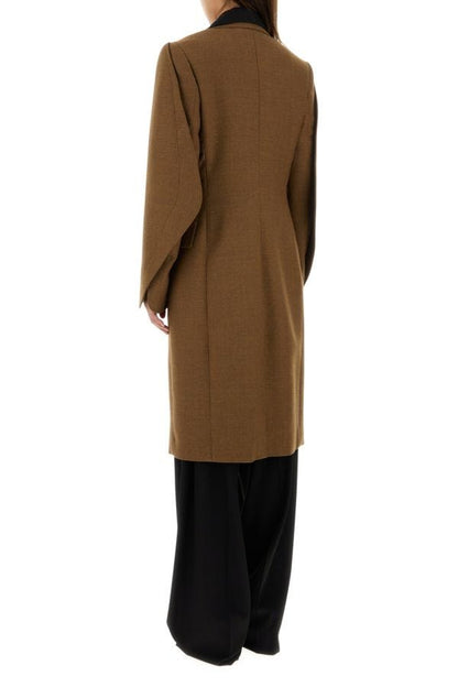 BOTTEGA VENETA | Biscuit wool blend coat