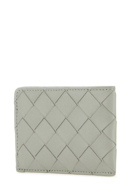 BOTTEGA VENETA | Light grey leather card holder
