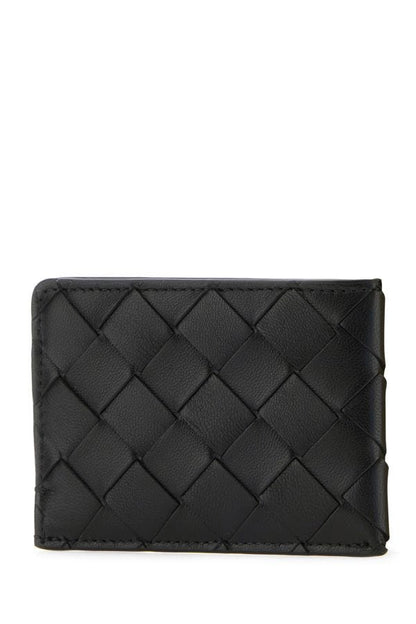 BOTTEGA VENETA | Black leather cardholder