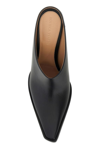 BOTTEGA VENETA | Black leather Tex mules